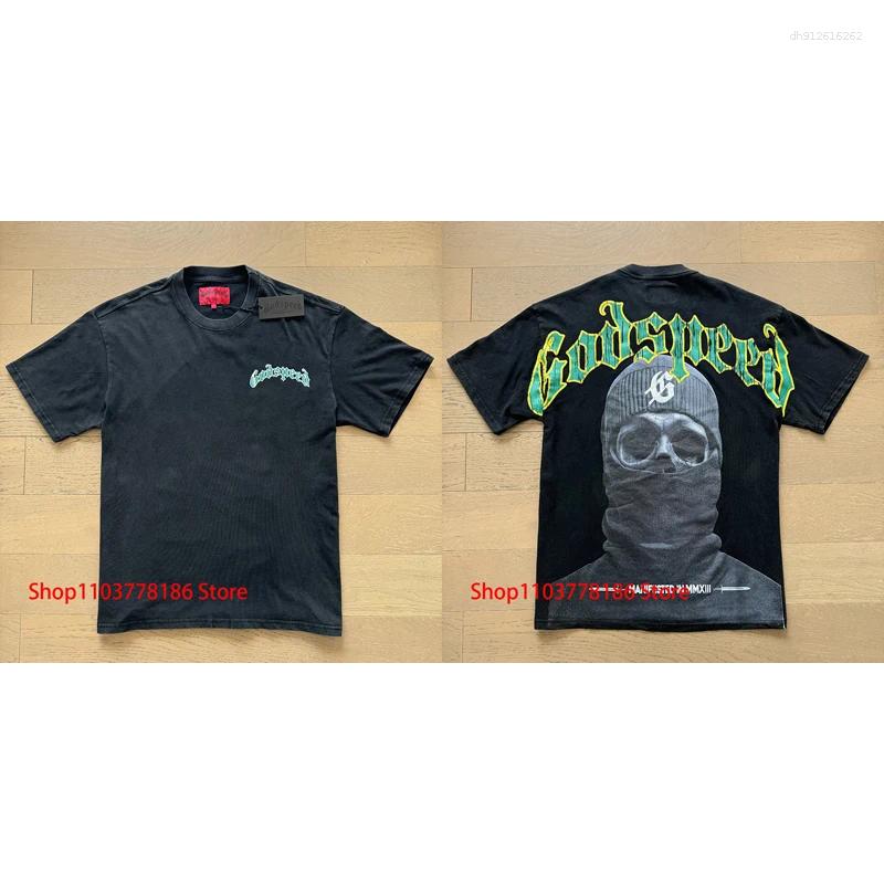 Men's T Shirts T-shirt Sweatshirt Men Women Fashion Hip Hop Cool Robot Mask Skull Print Short Sleeve Oversized Streetwear Real