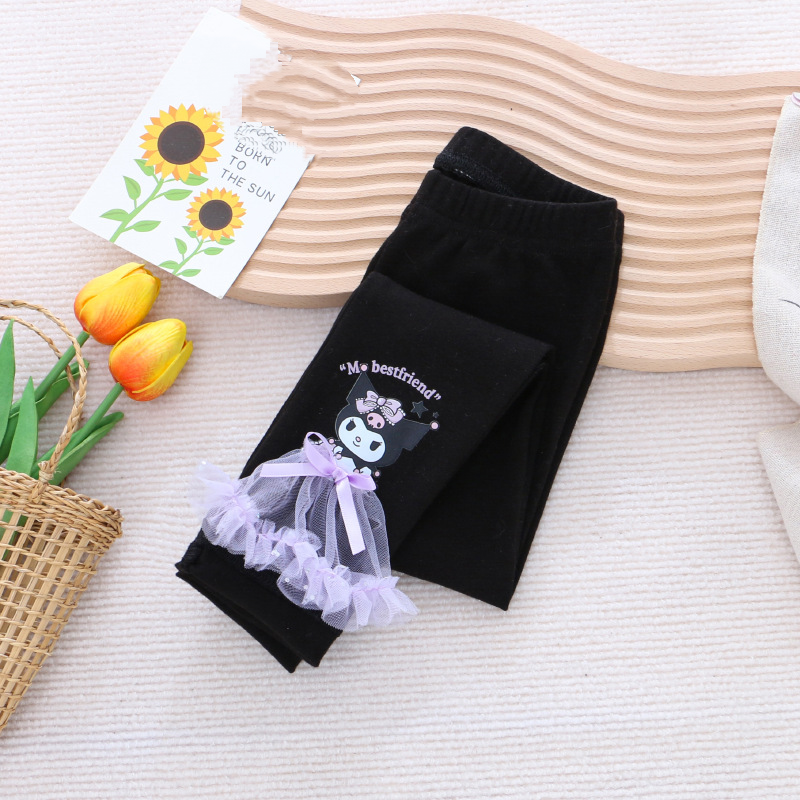 DISNEY Frozen Elsa princess kids designer clothes baby clothes autumn children clothes long pants elastic cartoon cute.