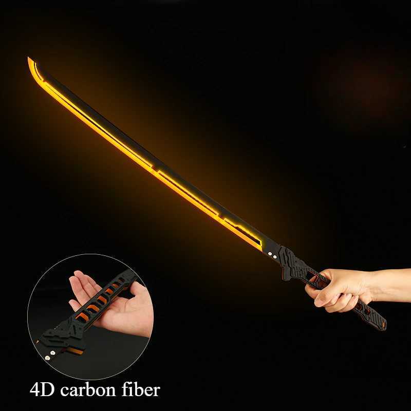 80cm lightsaber cyberpunk sleep/Luofeng weapon/Sirius sword/Crypto Heirloom/RGX 11 Proz lightsaber glow Katana Halloween toy T250508