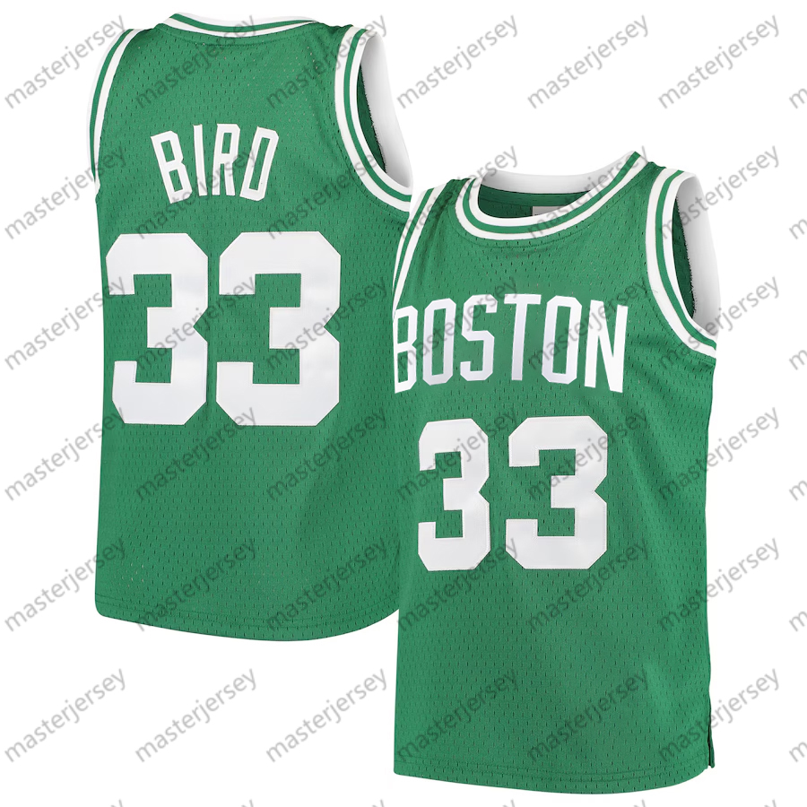 7 BROWN 33 BIRD 2025 Basketball Jersey Sweatshirt - Embroidered In Stock Stitched Jerseys Breathable Slight Stretch Polyester