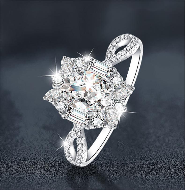 Sophisticated Oval Shape Engagement Jewelry Piece Featuring Moissanite Gemstone