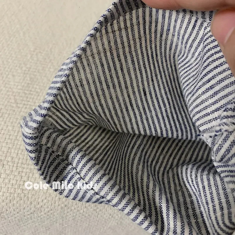 Kids Overalls Ankle Length Drawstring Loose Straight Striped Simple Fashionable able Comfortable Summer Kids Unisex 250508