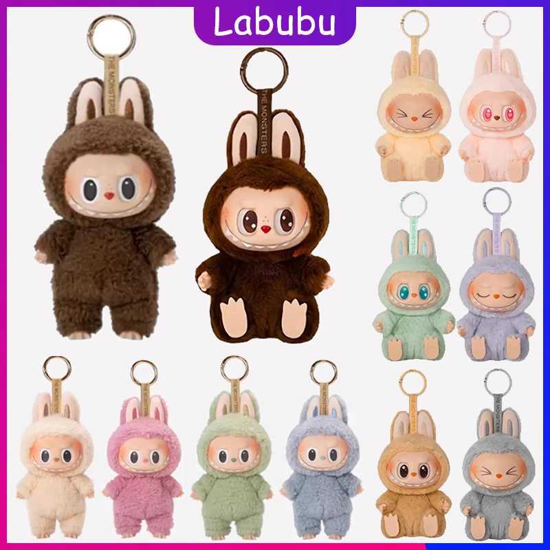Labubu Monsters Dolls Toys Full Set Collectible 1 1 Replica Model Cute Have A Seat Keychain Backpack Pendant High Quality Gifts W250508
