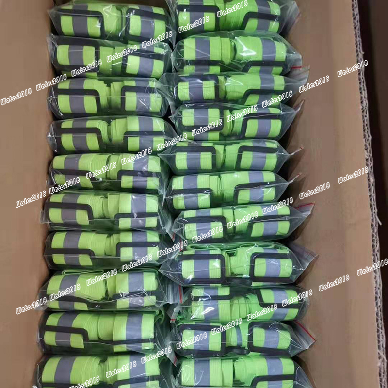 Safety Gear Reflective Vest Clothing High Visibility Day And Night Adjustable Elastic Strip Vest Jacket 12 Colors