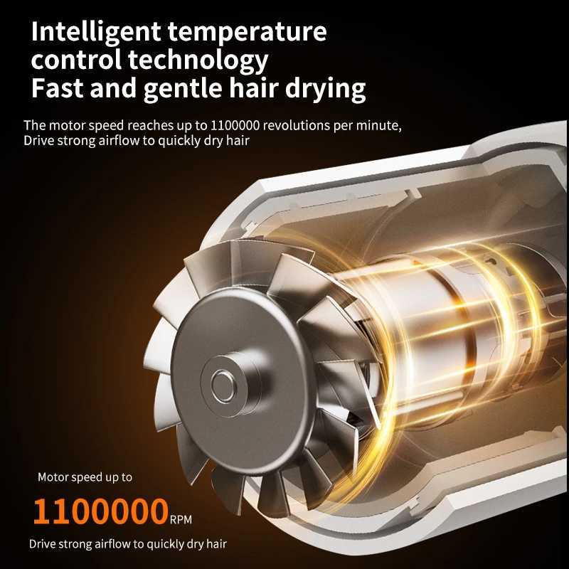 Super Hair Dryer Leafless Hair dryer Personal Hair Care Styling Negative Ion Tool Constant Anion Electric Hair Dryers Z250508