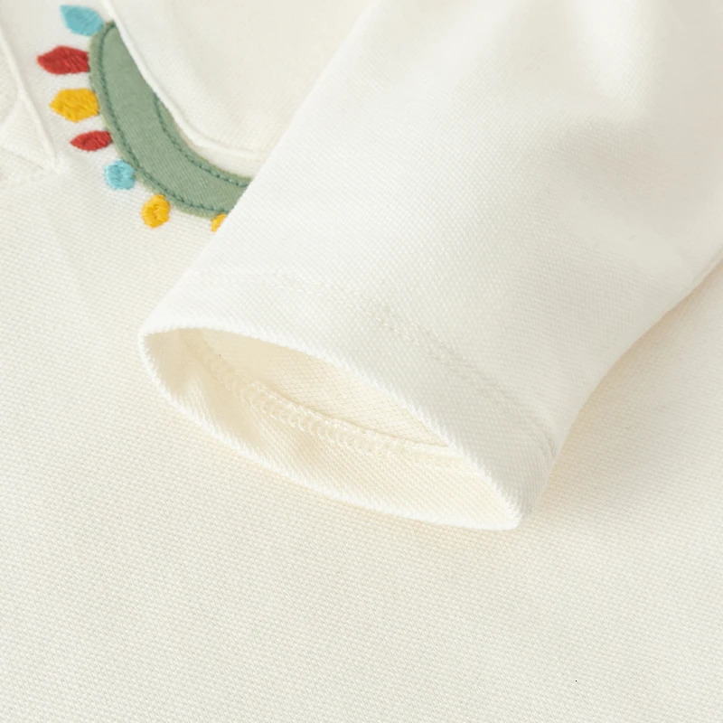 Dave Bella Autumn Baby Boys Long Sleeve Polo T-shirt Kid Children Solid Color Lapel T-shirt Top DB3242299 250508