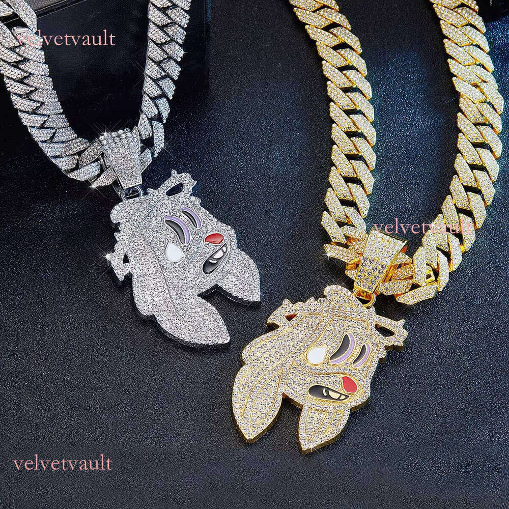 Cute Cartoon Dog Charm Cuban Chain Pendant for Women and Creative Gifts Decoration Party Cool Girls