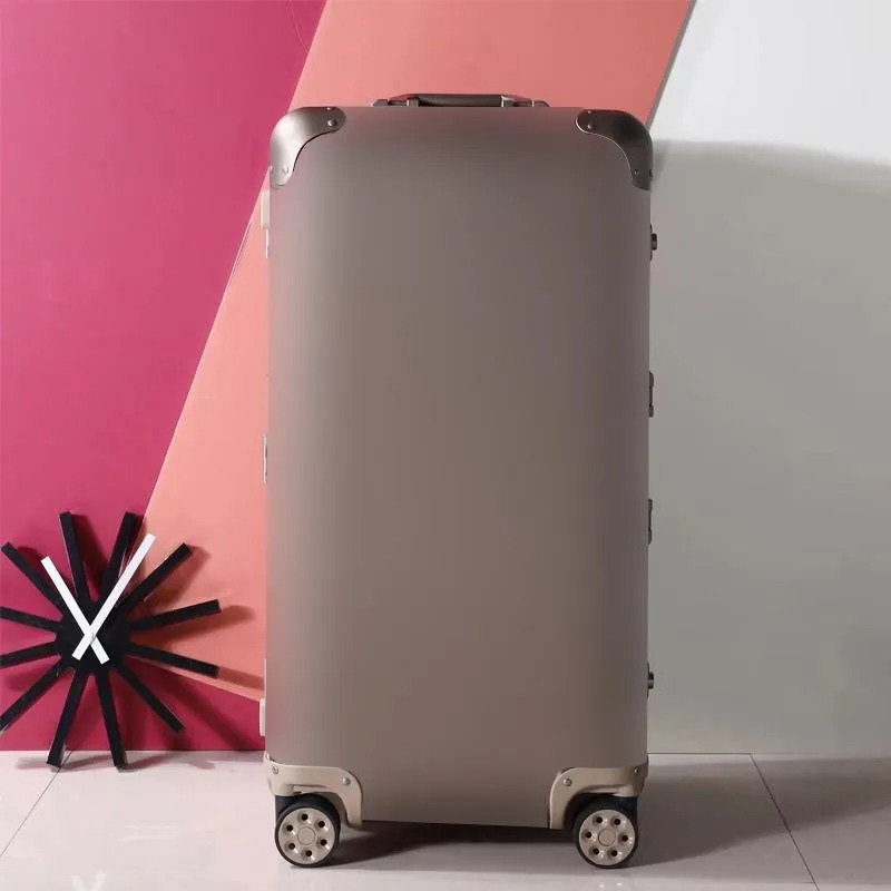 Suitcase Luggage Designer Metal Combination Box fashion luxury boarding box universal wheel large capacity trolley case
