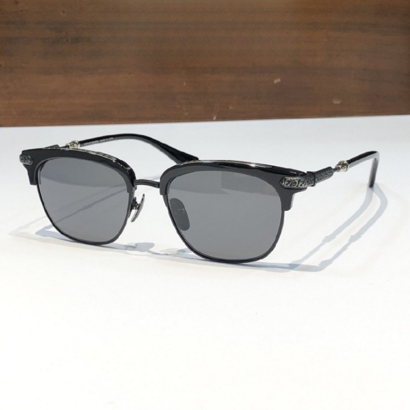 High Quality Men Sunglasses Classic Luxury Designer Women Glasses Titanium Punk Business Design Prescription Spectacle Frames UV400 VERTICAL SIZE 53-1