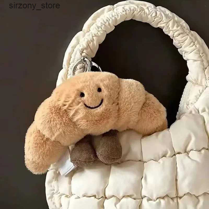Kaiyi Bread Plush Pendant Toy Creative Croissants Roll Bread Plush Doll Keychain Decorative Backpack Pendant Gift W250116 z2505083MZW