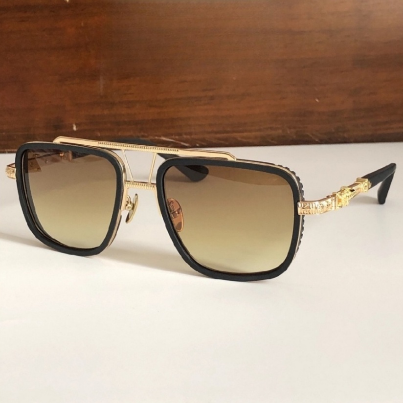 High Quality Men Sunglasses Classic Luxury Designer Women Glasses Titanium Punk Business Design Prescription Spectacle Frames UV400 PUSHIN ROD II Size