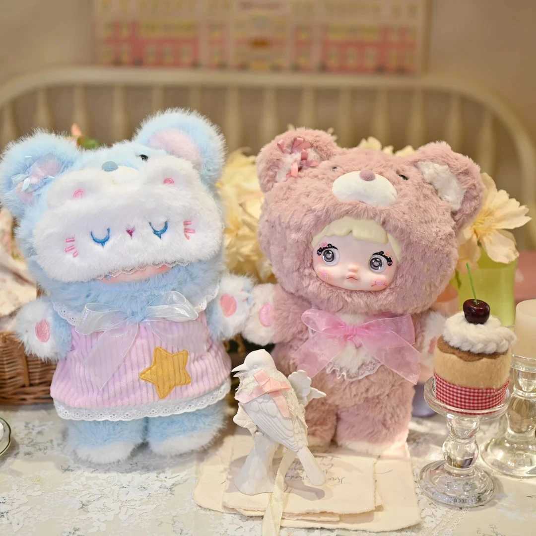 Genuine 400% Nommi Goodnight Bear Series Mystery Box Cute Vinyl Plush Toy Kawaii Doll Decoration Fashion Children Birthday Gift W2505478508