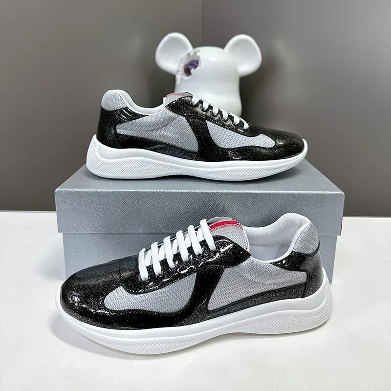 Top Casual Shoes Designer Shoe Leather Lace Up Fashion Platform Best Quality Woman Shoe Mans Shoe Sneakers White Black Luxury Velvet Suede Size 35-46