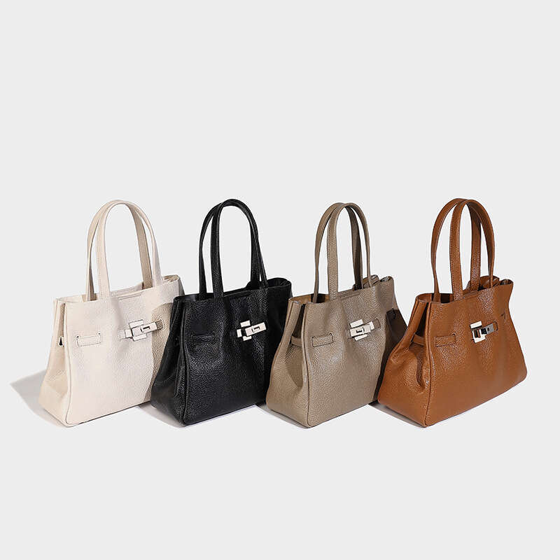 Genuine Leather Large Shoulder Bag Crossbody Clutch Handbag Women Designer For Girls Ladies Fashion Cross Woman