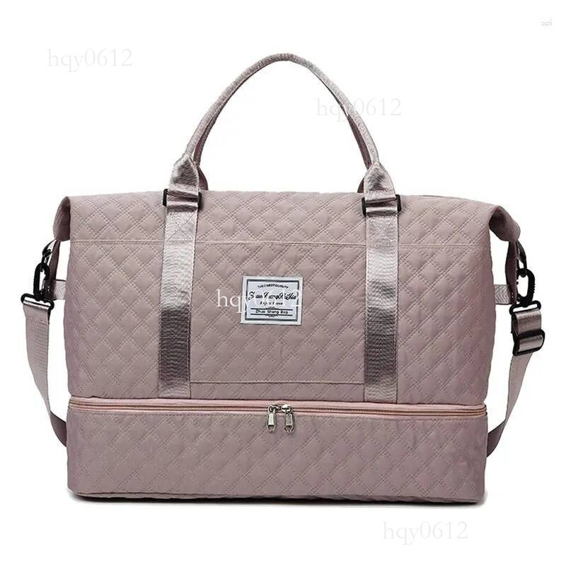 new designer Duffel Bags Carry On Travel Bag Large Capacity Weekender Overnight Duffle With Shoe Compartment Sports Fiess Handbag For Women
