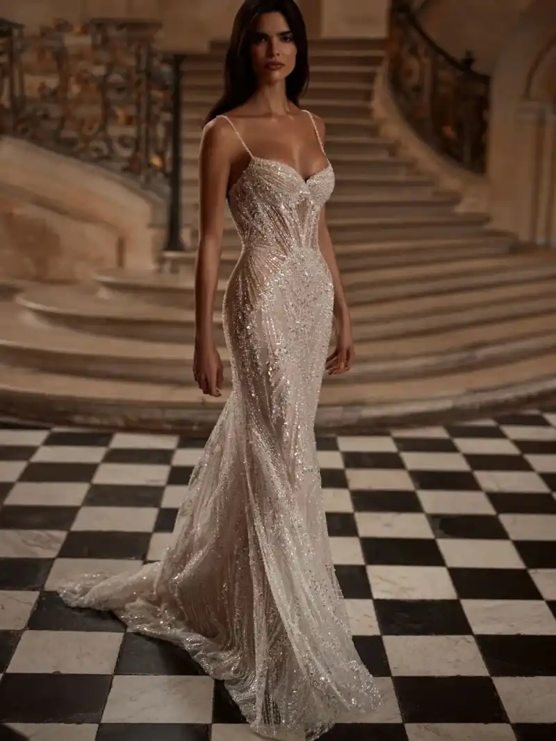 Graceful White Wedding Dress A-Line With Spaghetti Strap Appliques Lace Customized Bride Gown Plus Size Special Occasion Vestidos De Novias