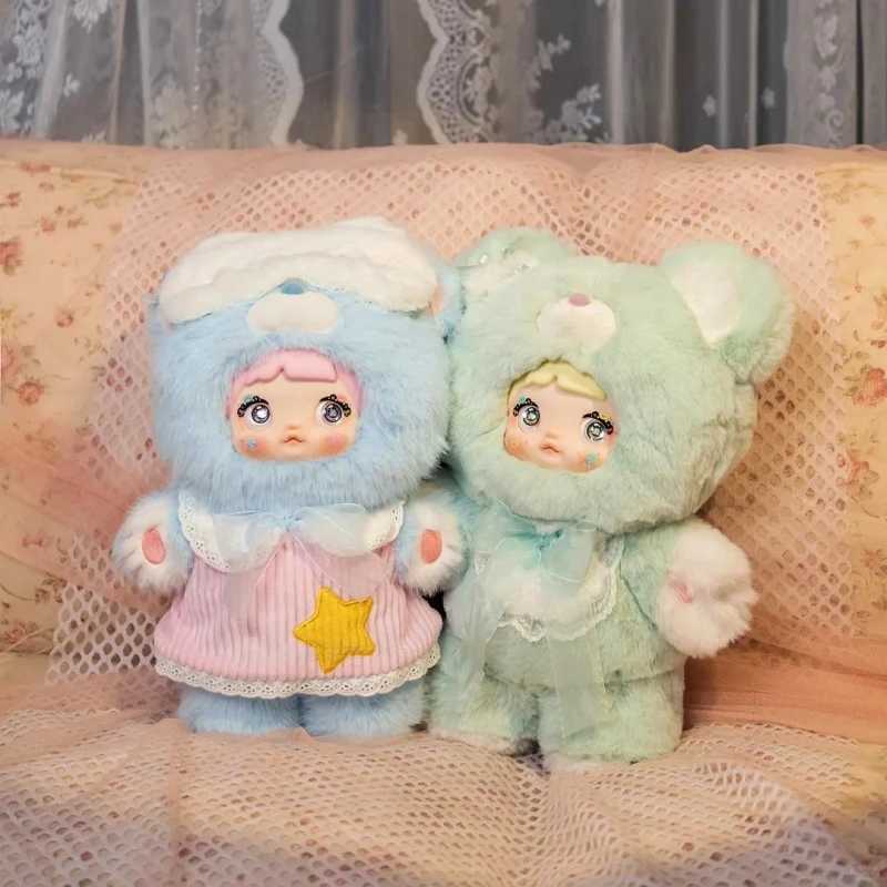 Genuine 400% Nommi Goodnight Bear Series Mystery Box Cute Vinyl Plush Toy Kawaii Doll Decoration Fashion Children Birthday Gift W2505478508