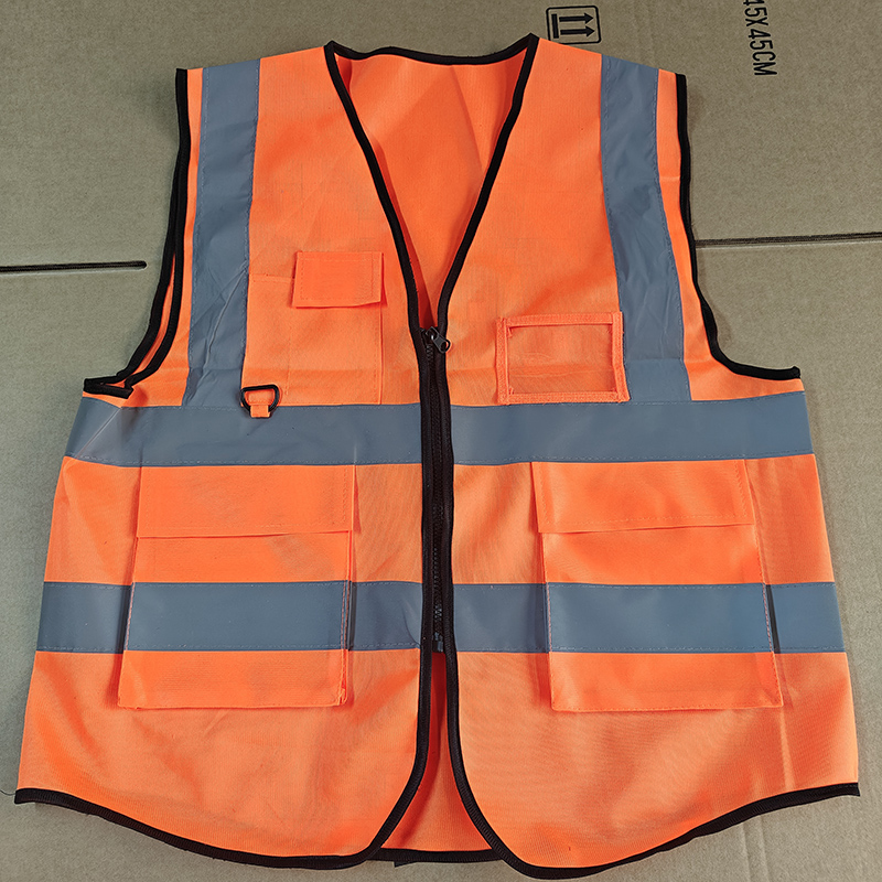 High Visibility Working Safety Construction Warning Reflective Traffic Work Vest Green Reflect Safe Clothing Men's Vests 4 Colors