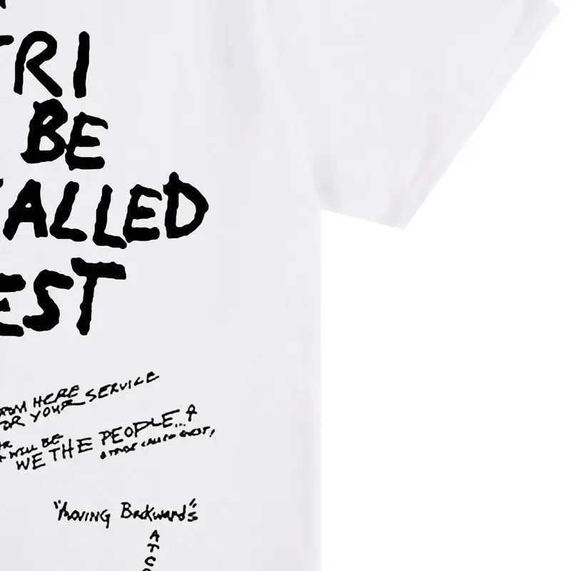 A TRIBE CALLED QUEST Short-sleeved T-shirt Hip Hop Street Rap American Trendy Retro Jazz Men and Women Pure Cotton Short SleevesT250508