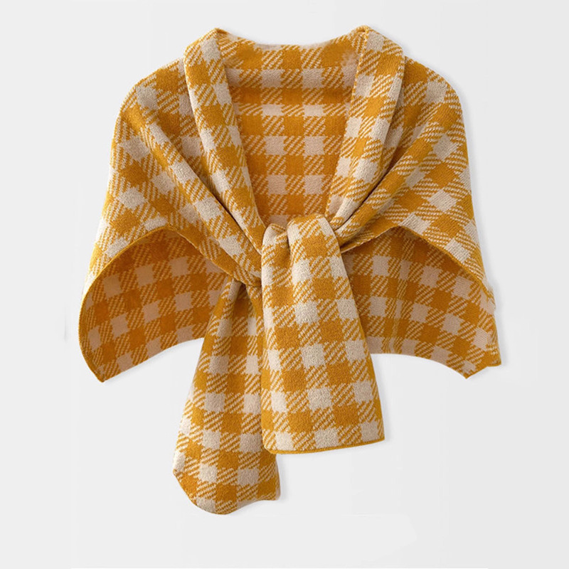 K641 Knitted summer air-conditioned room protective shawl new style high-end small shawl spring and autumn decoration outer wear one piece