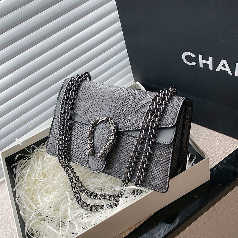 2025 Hot Sale Crocodile-Embossed Flap Crossbody Bag - Designer-Inspired Satchel with Dual Compartments , Structured Shoulder Bag for Women