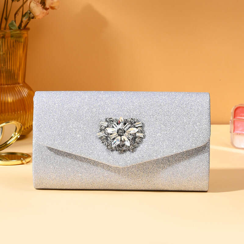 Dinner Bag Dinner Bag Diamond Themed Banquet High End Diamond Studded Handbag Underarm Bag Evening Gown Paired With Shoulder Bag KQ KQ