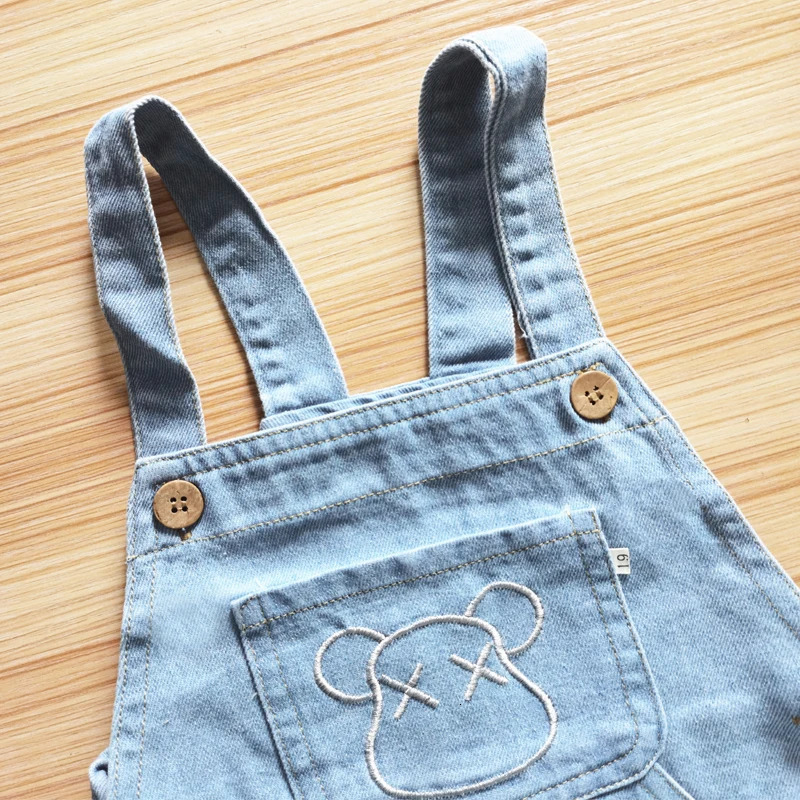 IENENS Boy Girl Overalls Toddler Clothes Child Jumpsuit Infant Denim Dungarees 1 2 3 4 Years Spring Autumn Baby Soft Jeans 250508