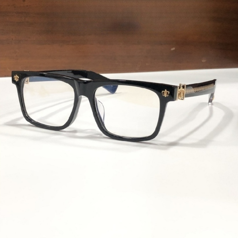 High Quality Men optical glasses Classic Luxury Designer Women eyeglass Titanium Punk Business Design Prescription Spectacle Frames with BOX LUNCH-A S