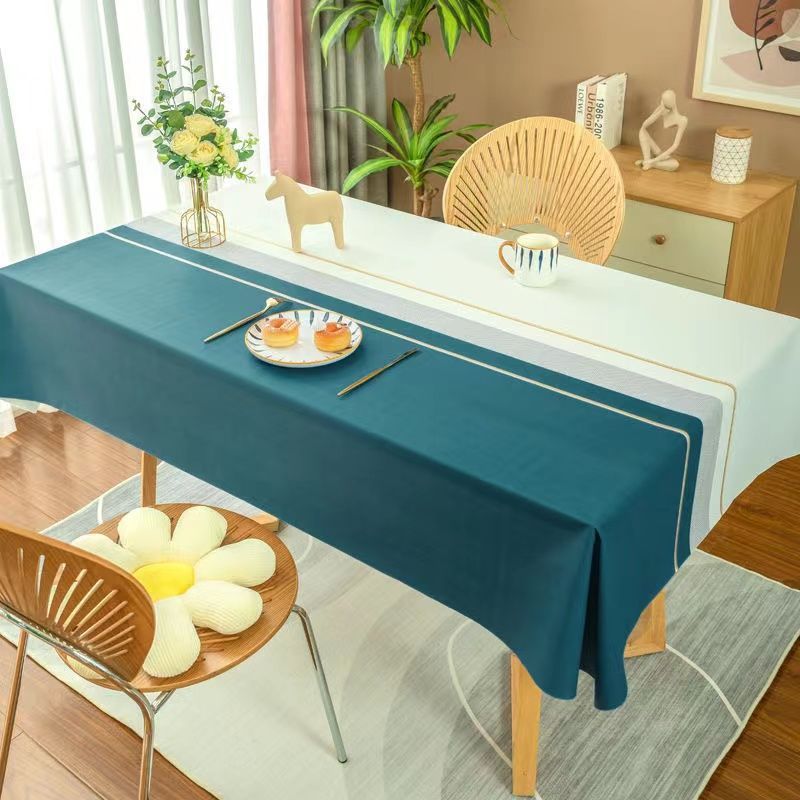 XX0377 high-grade light luxury tablecloth waterproof and oil-proof washable rectangular cloth coffee table cloth tablecloth table mat