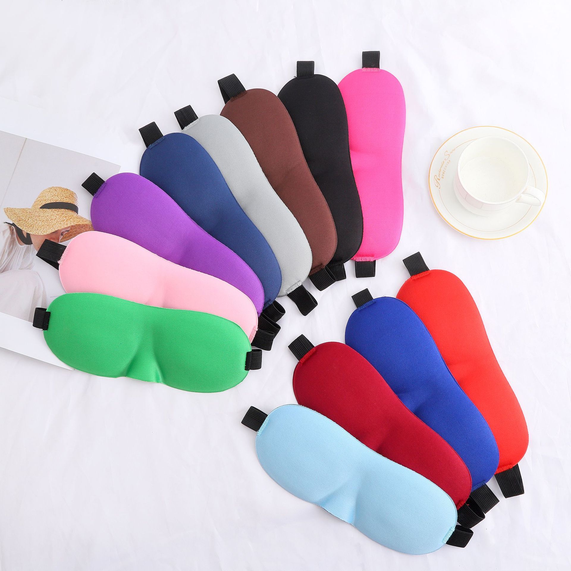 3D Sleep Stereoscopic Sunscreen Mask Relieves Eye Fatigue Outdoor Travel Breathable Multi Color