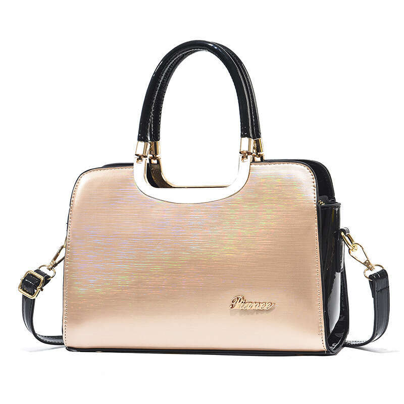 Bag Bright Leather Large Capacity Commuter Women s Handbag New Fashionable Single Cross Shoulder