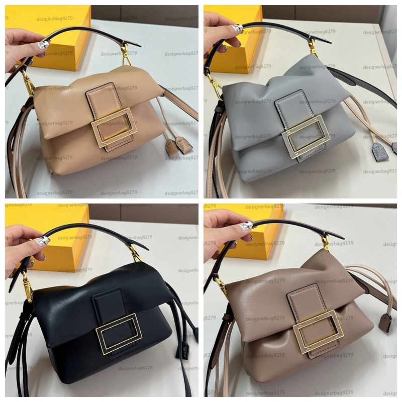 Designer Mamma Baguette Crossbody Bags Designer Women Bags Genuine Leather Shoulder Bag Luxury Fashion Buckle Handbags Crossbody Purse