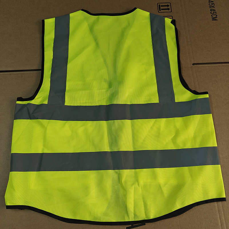 High Visibility Working Safety Construction Warning Reflective Traffic Work Vest Green Reflect Safe Clothing Men's Vests 4 Colors