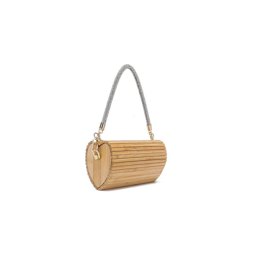 Dinner Bag New Rattan Water Diamond Handbag Ins Style Hundred Pairs Of Hand Held Grass Woven Bag Banquet Bag KQ