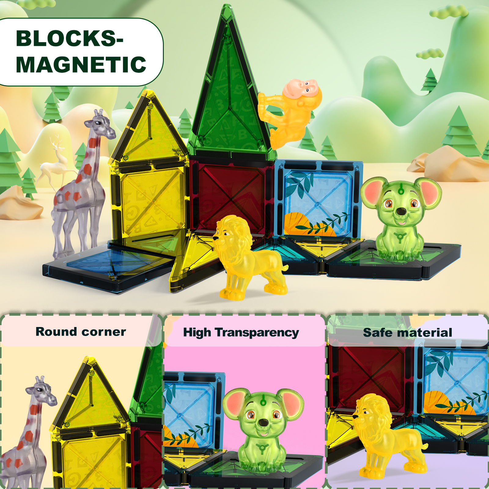 49pcs Educational Learning Cube Toys - Large Collection Promoting Imagination & Problem Solving