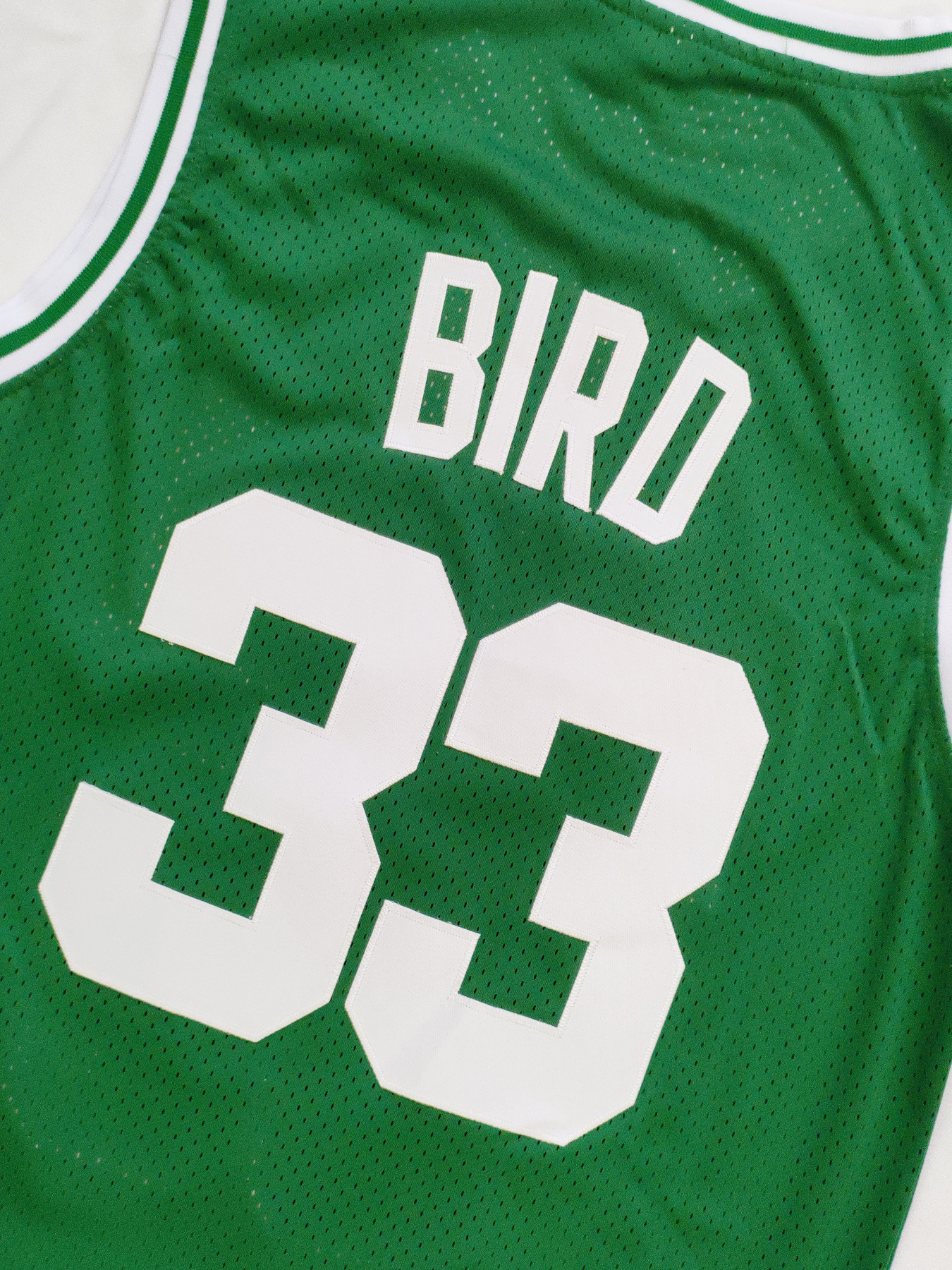 In Stock Basketball Jersey 7 Brown 33 BIRD 100% Stitched Fast Shipping Embroidered Letter Number Design