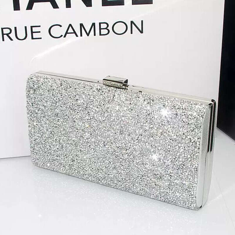 Dinner Bag Dinner Bag New Fashion With Inlaid Women S Shoulder Diagonal Cross Handbag Bridesmaid Full Diamond Banquet Bag KQ KQ