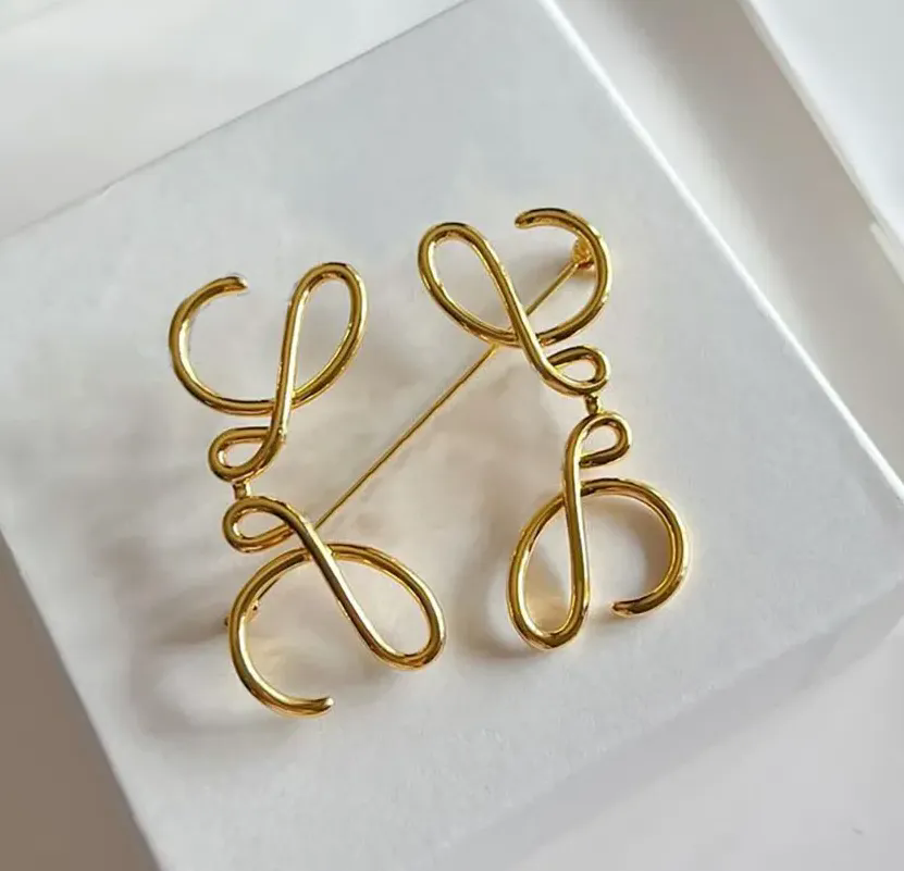 Luxury Pins Brooch High Quality Jewelry Fashion Designer Men Women Gold Silver Plated Broochs Breastpin Scarf Suit Party Jewelry Accessories