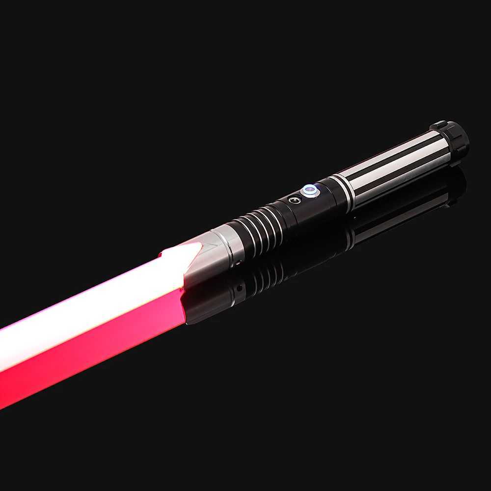 RGB Metal Lightsaber Laser Sword Toys Light Saber Espada Brinquedos Sabre De Luz Juguetes Kpop Lightstick Zabawki Oyuncak T250508