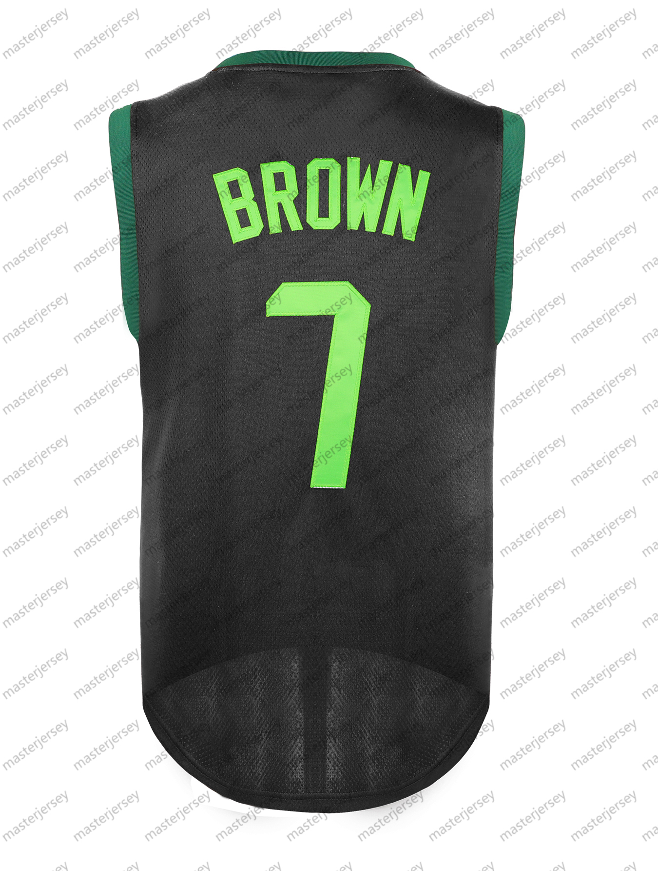 7 BROWN 33 BIRD 2025 Basketball Jersey Sweatshirt - Embroidered In Stock Stitched Jerseys Breathable Slight Stretch Polyester
