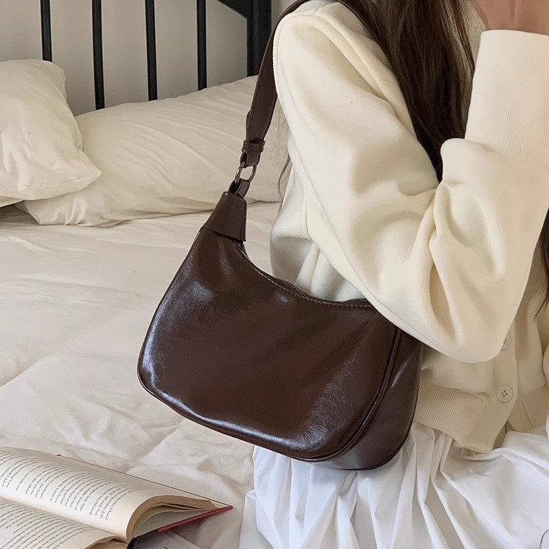 Niche Underarm 2025 New Fashion Single Shoulder Soft Leather Dumpling Versatile Crossbody Bag for Women