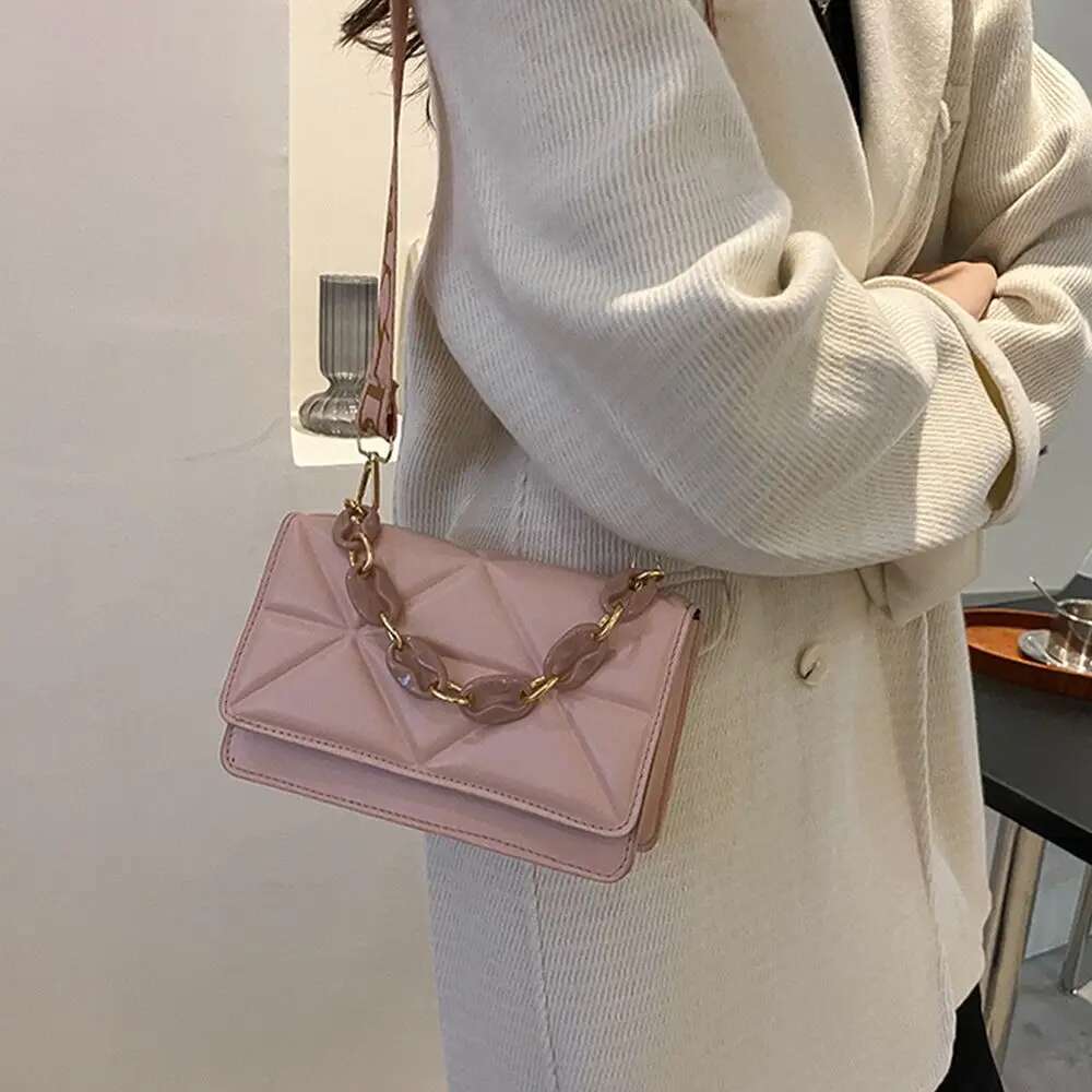 ddmy Capacity Shoulder Large Women Female Fashion Casual Handbags PU Leather Crossobdy Clutch Flap Bag Streetwear Accessory