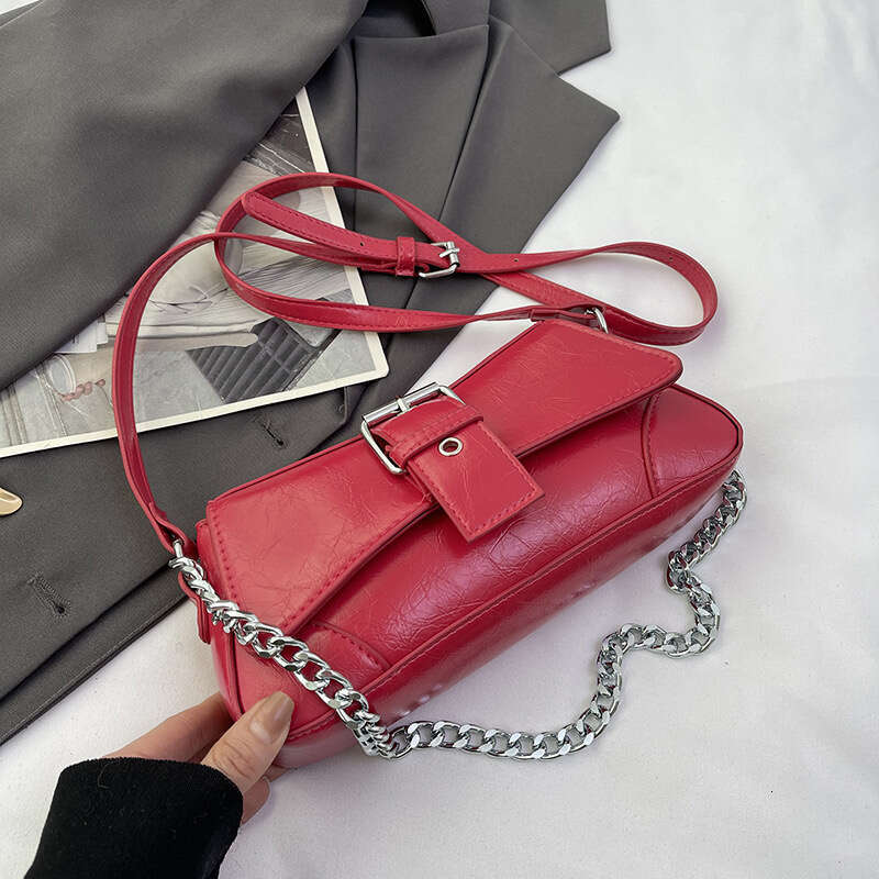 New Fashion Solid Color Elegant and High End Single Shoulder Handbag