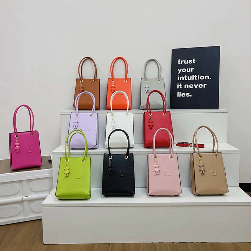 ddmy Square Women Small 2025 New Handbag Fashion Shoulder Casual Crossbody Solid Color Mobile Phone Bag