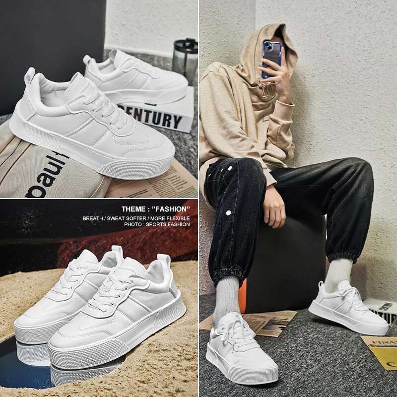 White Casual Original Lightweight Shoes For Men Breathable Flats Men'S Sneakers Chaussure Hommes