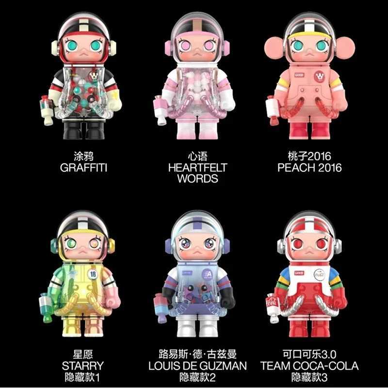 New Mega Space Molly 100% Series Third Generation Blind Box Cute Figures Mystery Box Collectible Model Dolls Birthday Toys Gift W250508