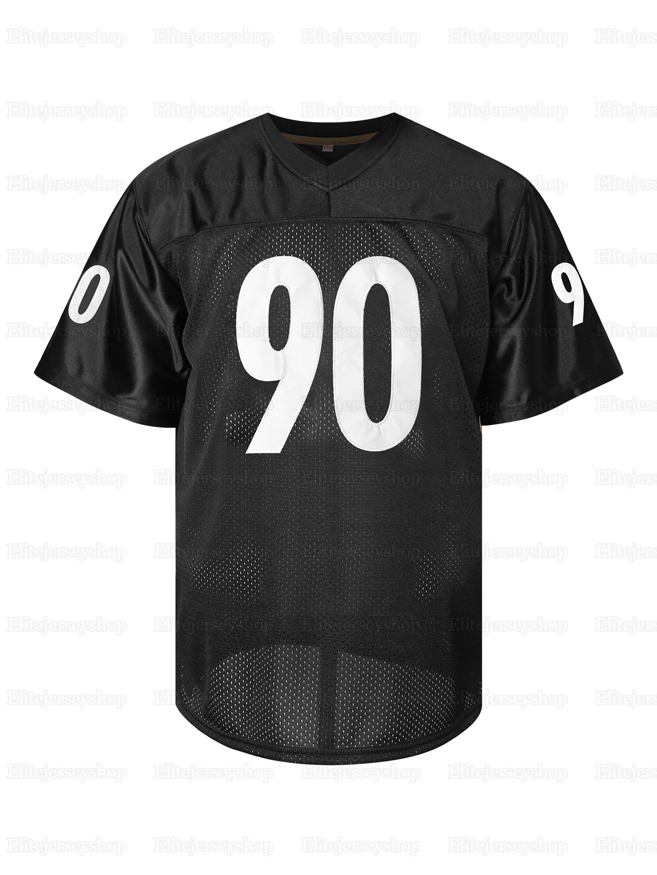 Custom Jersey Jack Sawyer Will Howard 4 DK Metcalf Watt Football Patrick Queen Joey Porter Jr Franco Troy Polamalu Fitzpatrick Freiermuth