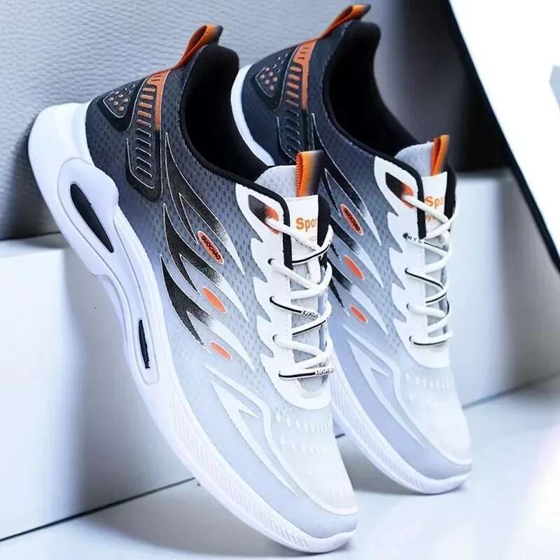 Men's 2025 New Fashion Trendy Mesh Sports and Casual Student Soft Sole Comfortable Running Shoes