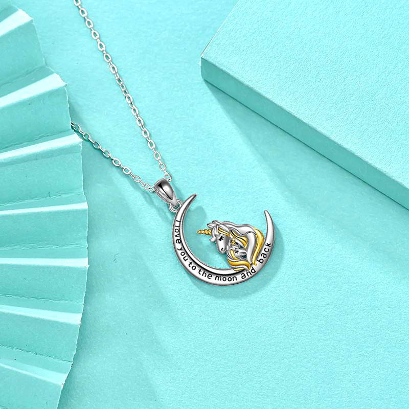 Moonlit Magical Creatures Charm Set: Handcrafted Statement Jewellery Featuring Engravable Unicorn ThemesWomen