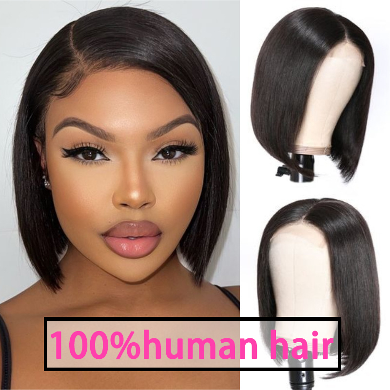Peruvian 360 Full Lace Frontal Human Hair Wig Pre Plucked Long Bone Straight 13x4 HD Transparent Lace Front Wig for Women Black/Red /Blonde /Grey Huma
